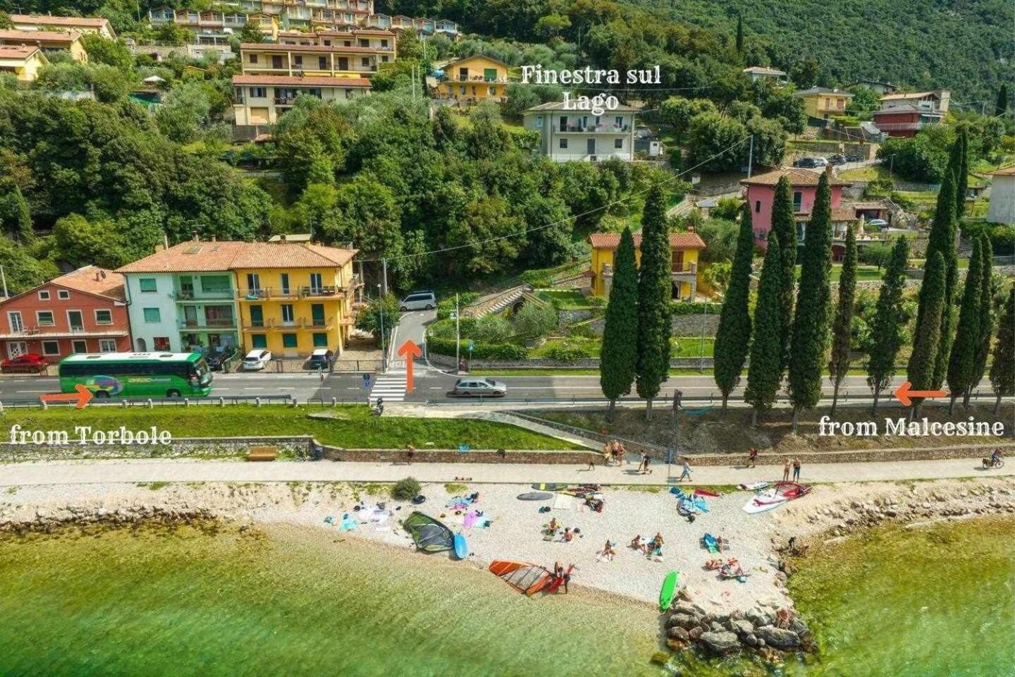 Finestra Sul Lago Malcesine Apt Riva Exterior photo